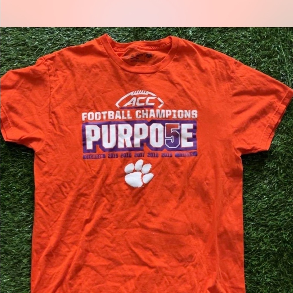 Orange ACC Football Champions T-Shirt 5Peat